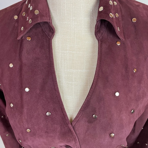 NWT Cache Rasin-Colored Suede Jacket - Picture 6 of 12